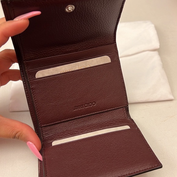 Jimmy Choo Trifold wallet- python leather - Picture 3 of 6